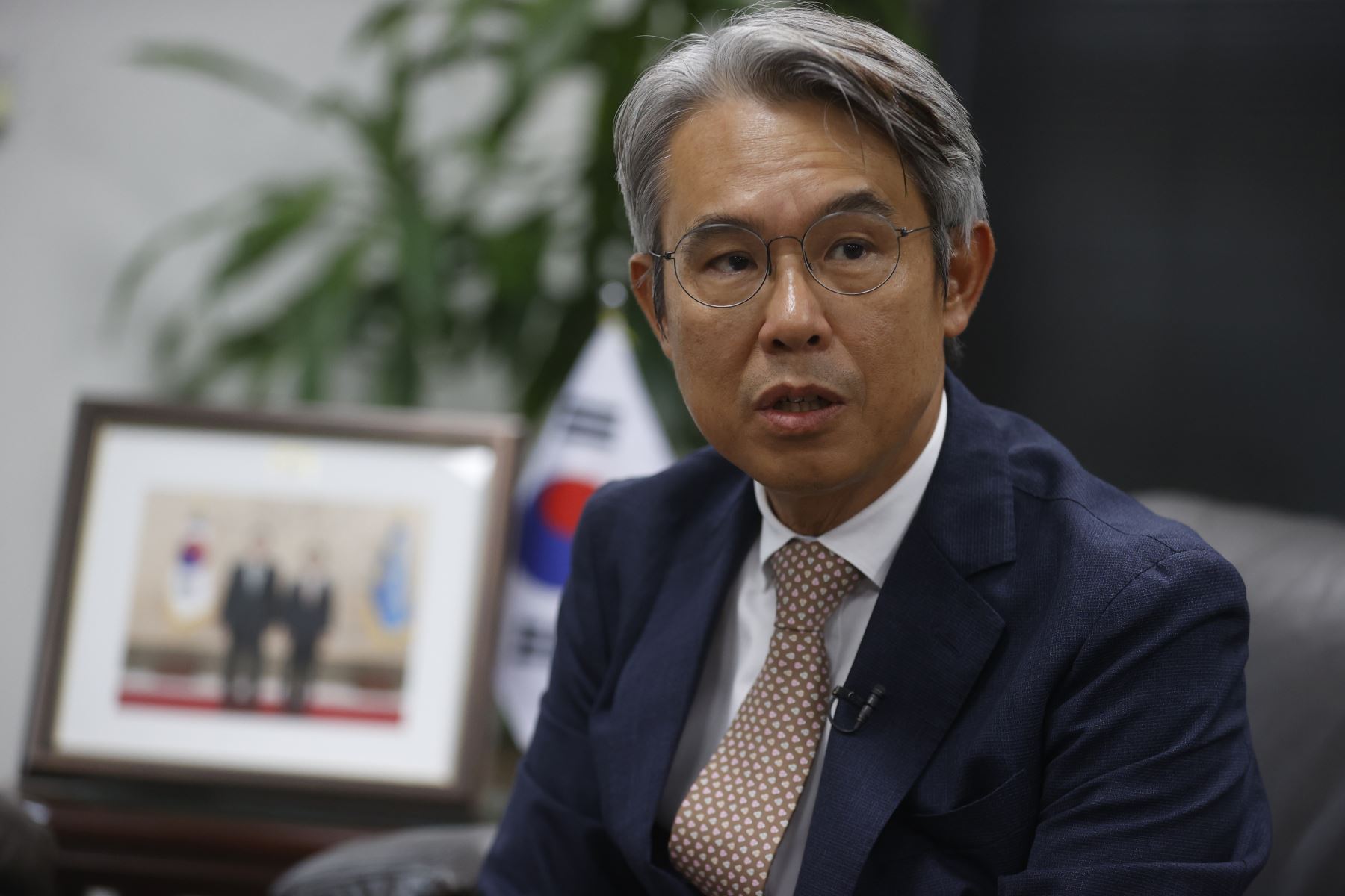 Embajador de Corea en el Perú, Choi Jong-uk. ANDINA/Vidal Tarqui