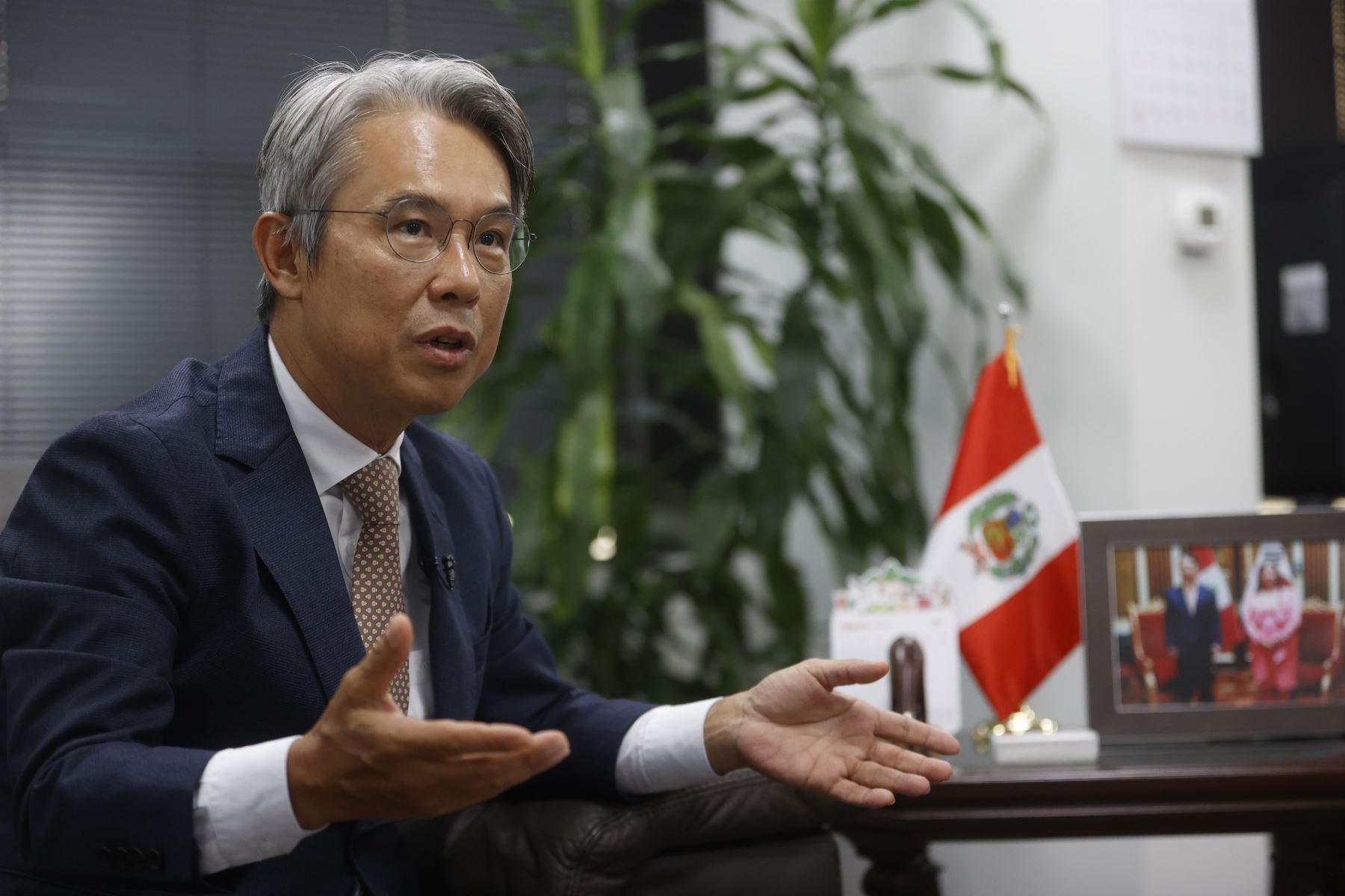 Choi Jong-Uk, embajador de Corea en Lima, Perú. ANDINA/Vidal Tarqui