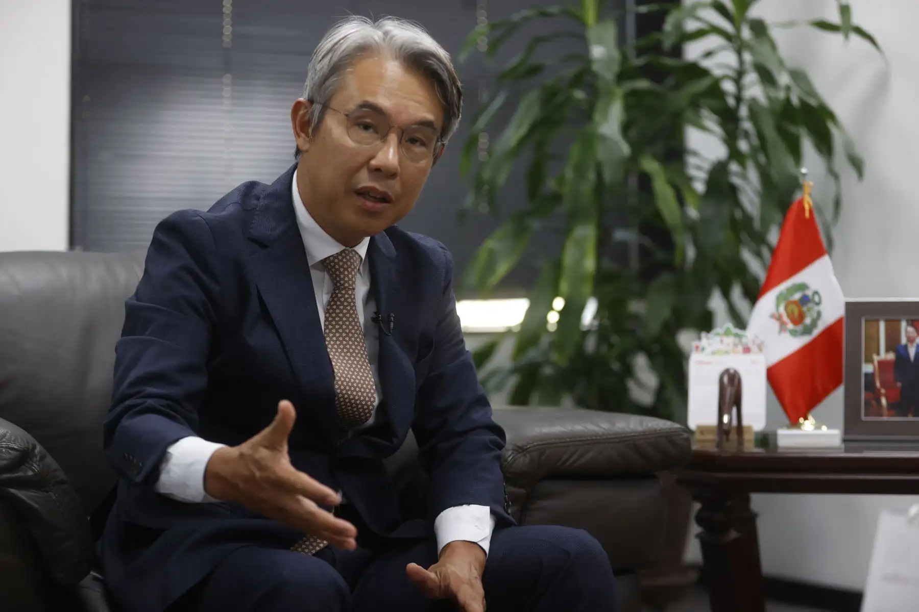 Embajador coreano en Perú, Choi Jong-uk. Foto: ANDINA/Vidal Tarqui.