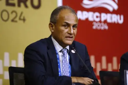 El ministro Renato Reyes expresó su confianza en el buen desarrollo de la Cumbre APEC en Lima.  ANDINA/Daniel Bracamonte