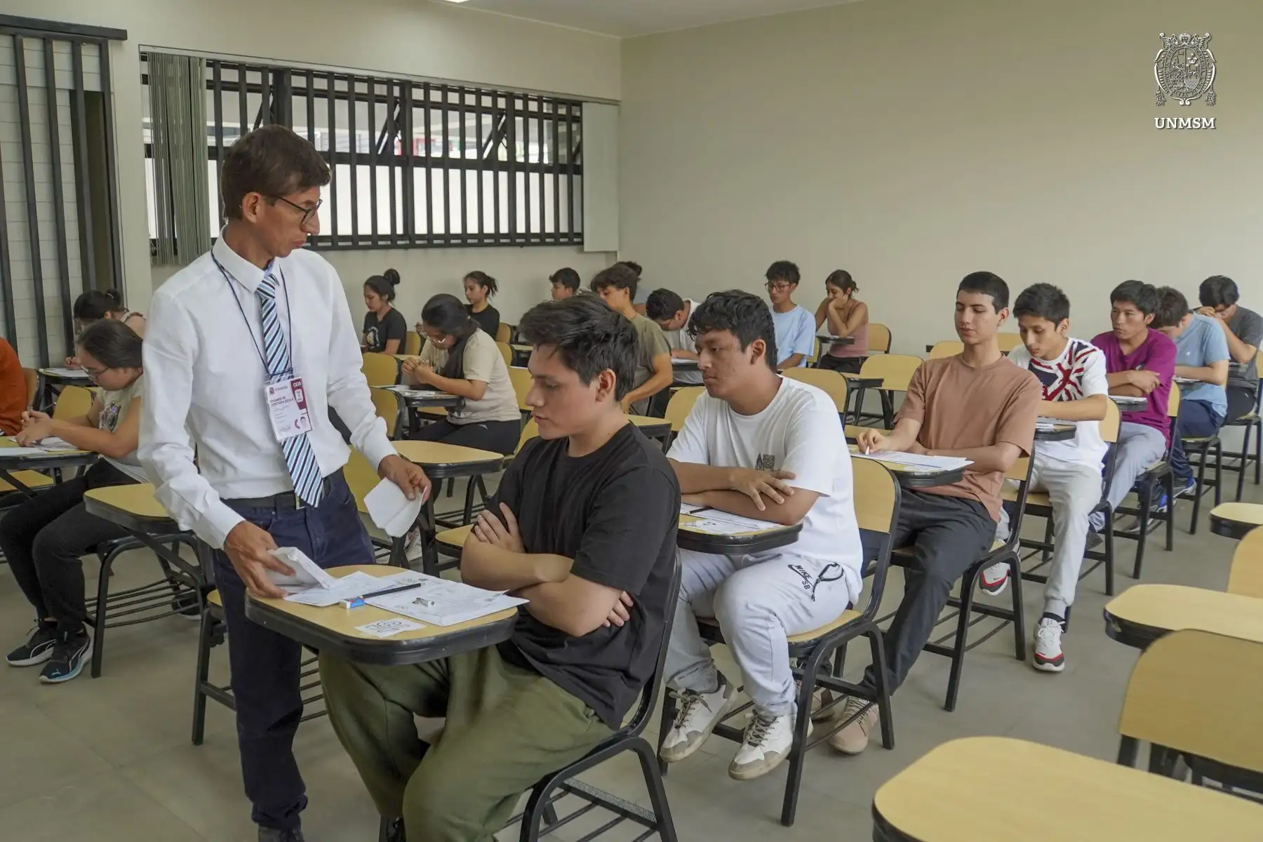 Más de 23 mil 359 jóvenes postulan al examen de admisión 2024-II de la Universidad Nacional Mayor de San Marcos. Foto: ANDINA/Difusión