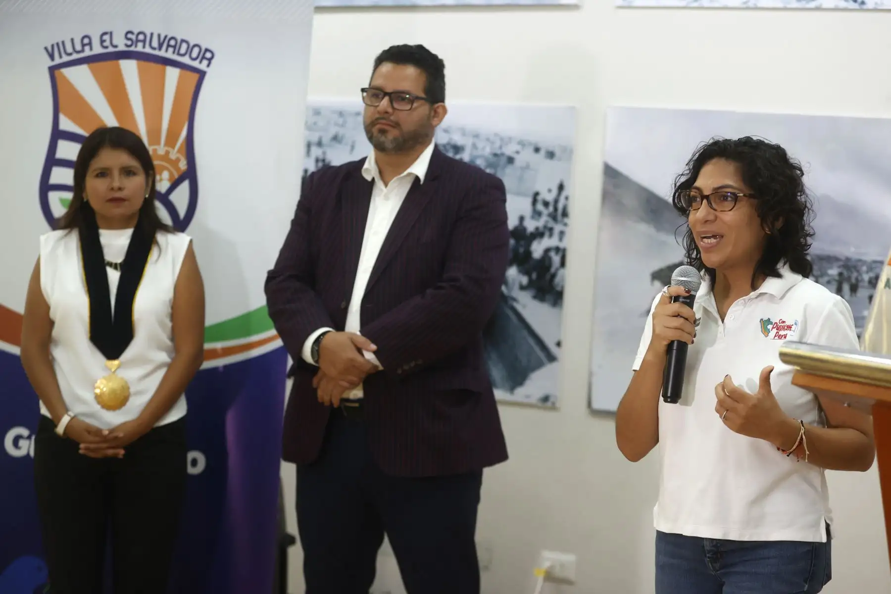 Inauguran exposición itinerante protagonistas: mujeres en la historia del Perú, en Palacio de la Juventud de Villa El Salvador . Foto: ANDINA/ Vidal Tarqui