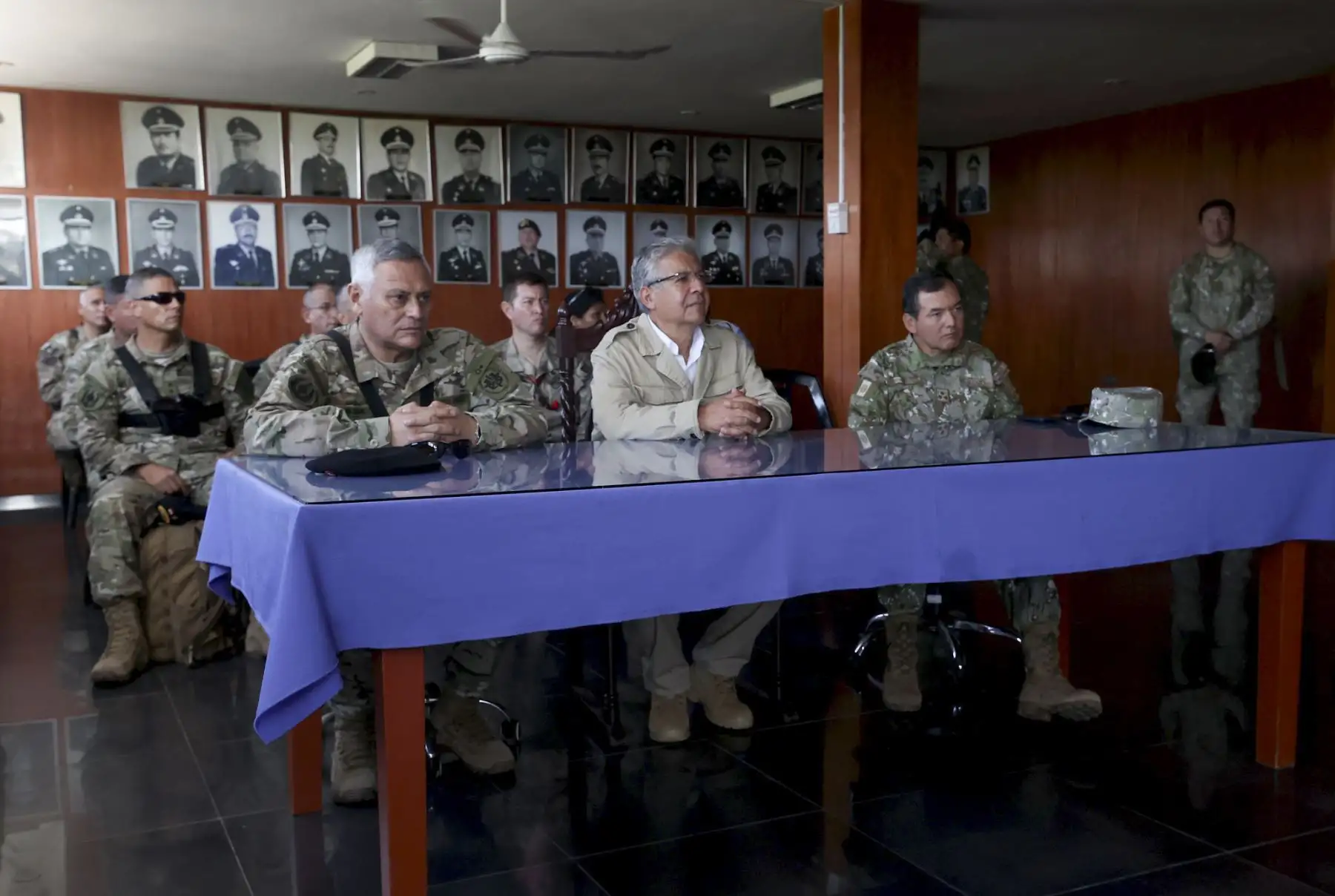 Tras 20 días de la declaratoria de emergencia en la provincia de Pataz, región La Libertad, continúan los operativos, junto a la PNP, en contra de las organizaciones criminales que se mueven principalmente por la minería ilegal. Foto: Mindef