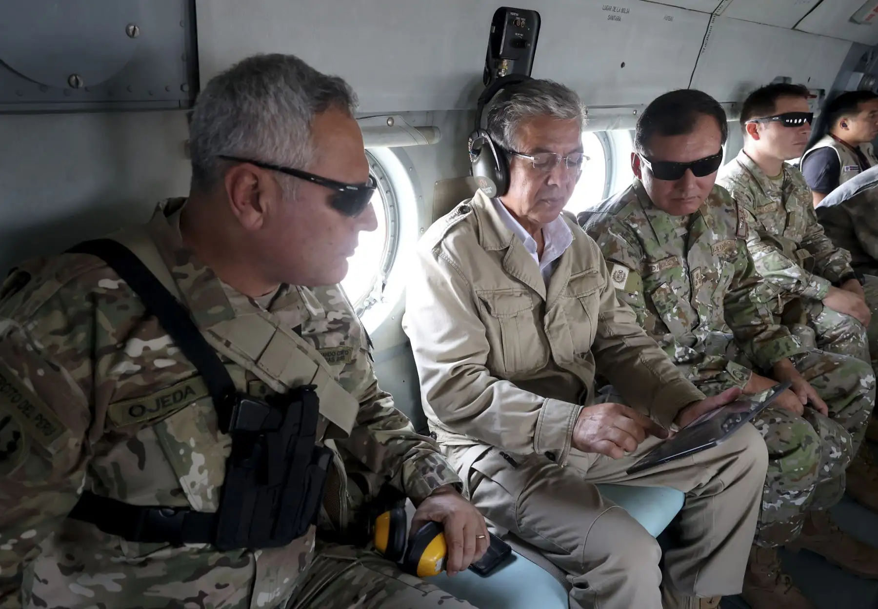 Tras 20 días de la declaratoria de emergencia en la provincia de Pataz, región La Libertad, continúan los operativos, junto a la PNP, en contra de las organizaciones criminales que se mueven principalmente por la minería ilegal. Foto: Mindef