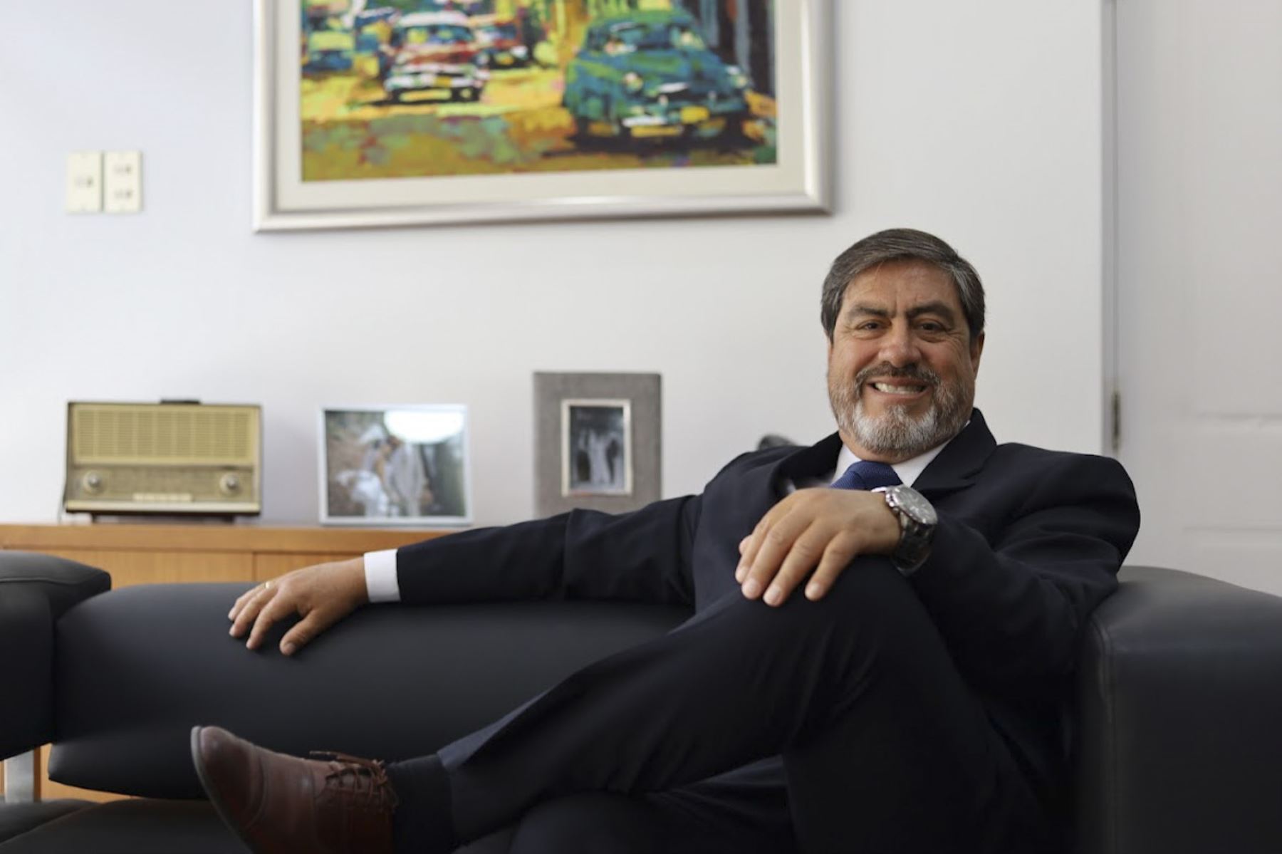 Decano electo del Colegio de Abogados de Lima, Raúl Canelo. ANDINA/Difusión