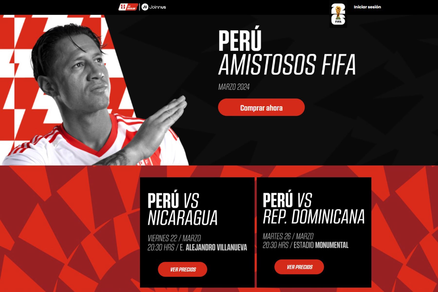 Ya salieron a la venta, vía web, los boletos para los partidos amistosos de la selección peruana de fútbol contra las selecciones de Nicaragua y República Dominicana. Foto: INTERNET/Medios