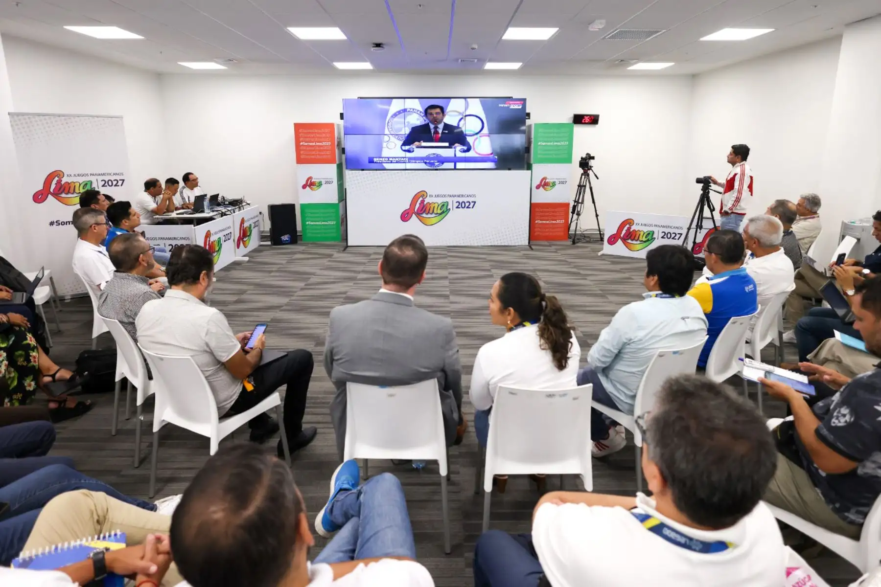 La ciudad de Lima fue elegida como la sede de los Juegos Panamericanos 2027, en reemplazo de Barranquilla, en una Asamblea General Extraordinaria de los 40 Comités Olímpicos del continente realizada en Miami (EE.UU.). Foto: Legado