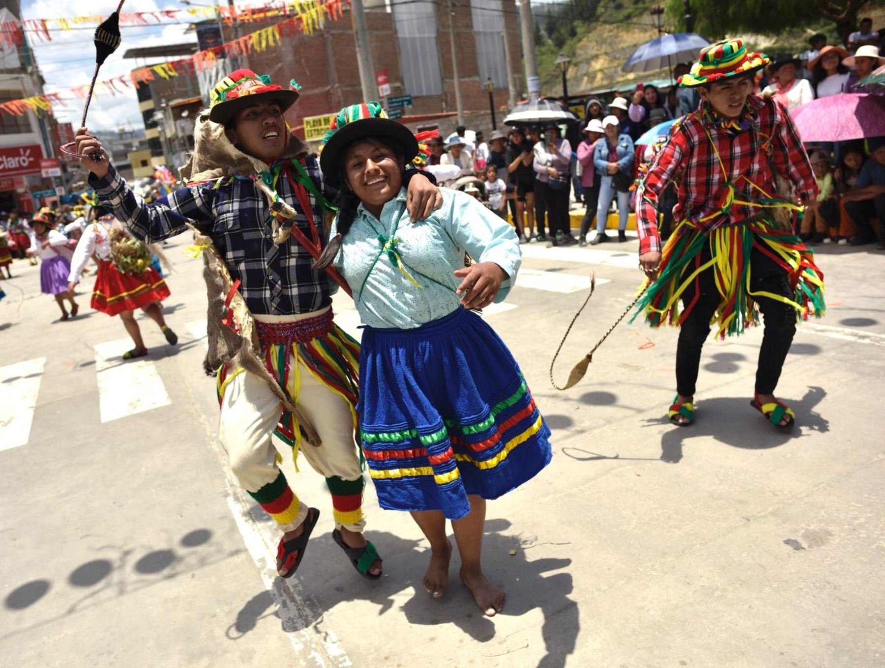 Todo se encuentro listo en Andahuayllas para celebrar este jueves 14 y viernes 15 el Carnaval Originario Pukllay 2024 Edición Bicentenario. ANDINA/Difusión