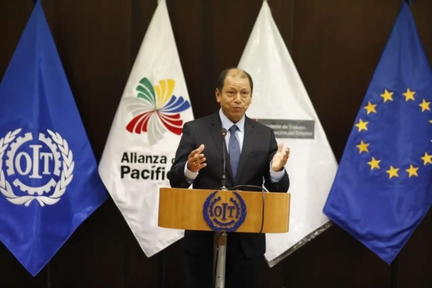 Ministro de Trabajo y Promoción del Empleo, Daniel Maurate. Cortesía