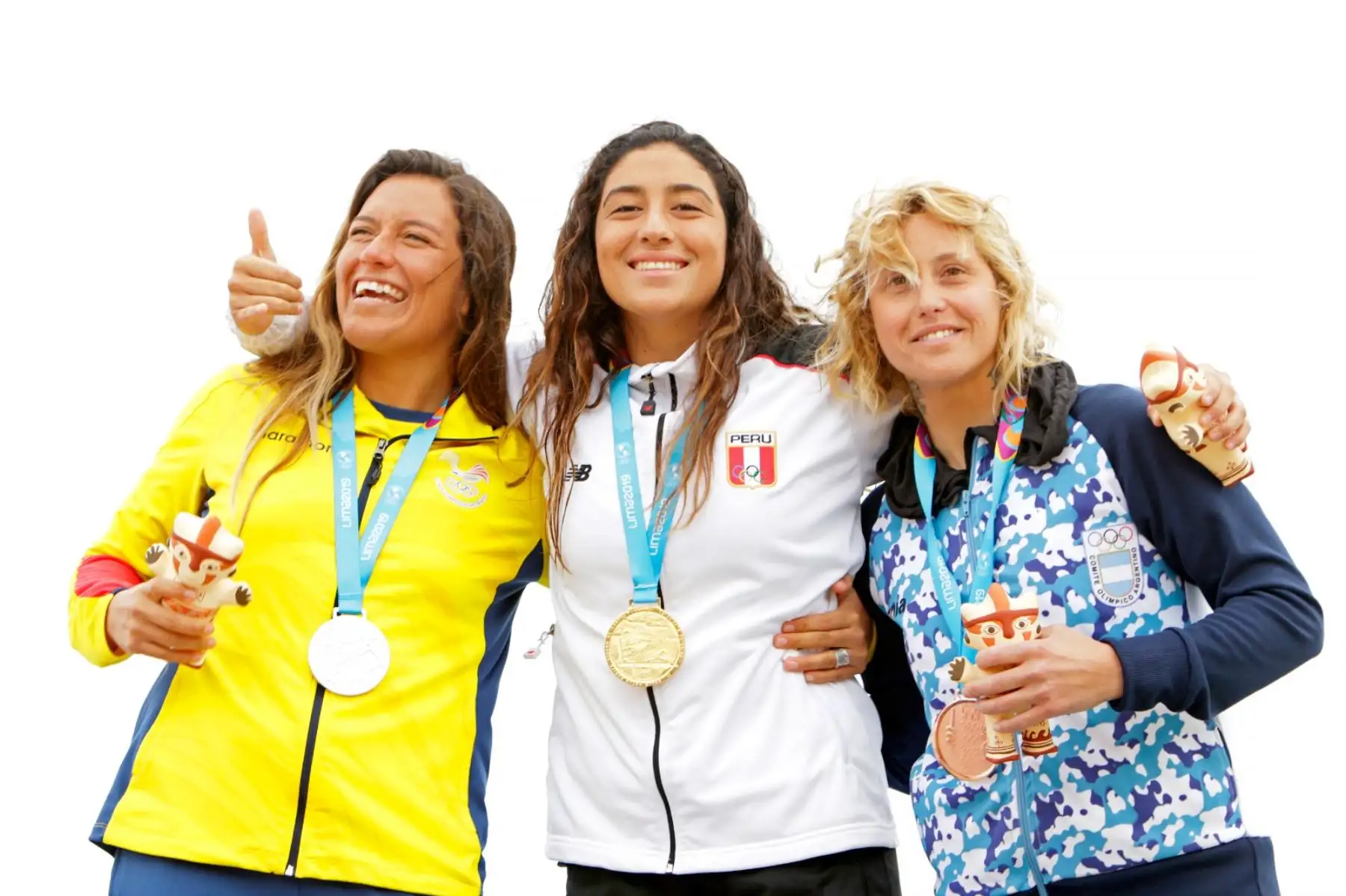 Daniela Rosas, medalla de oro en surf damas. Foto: Lima 2019