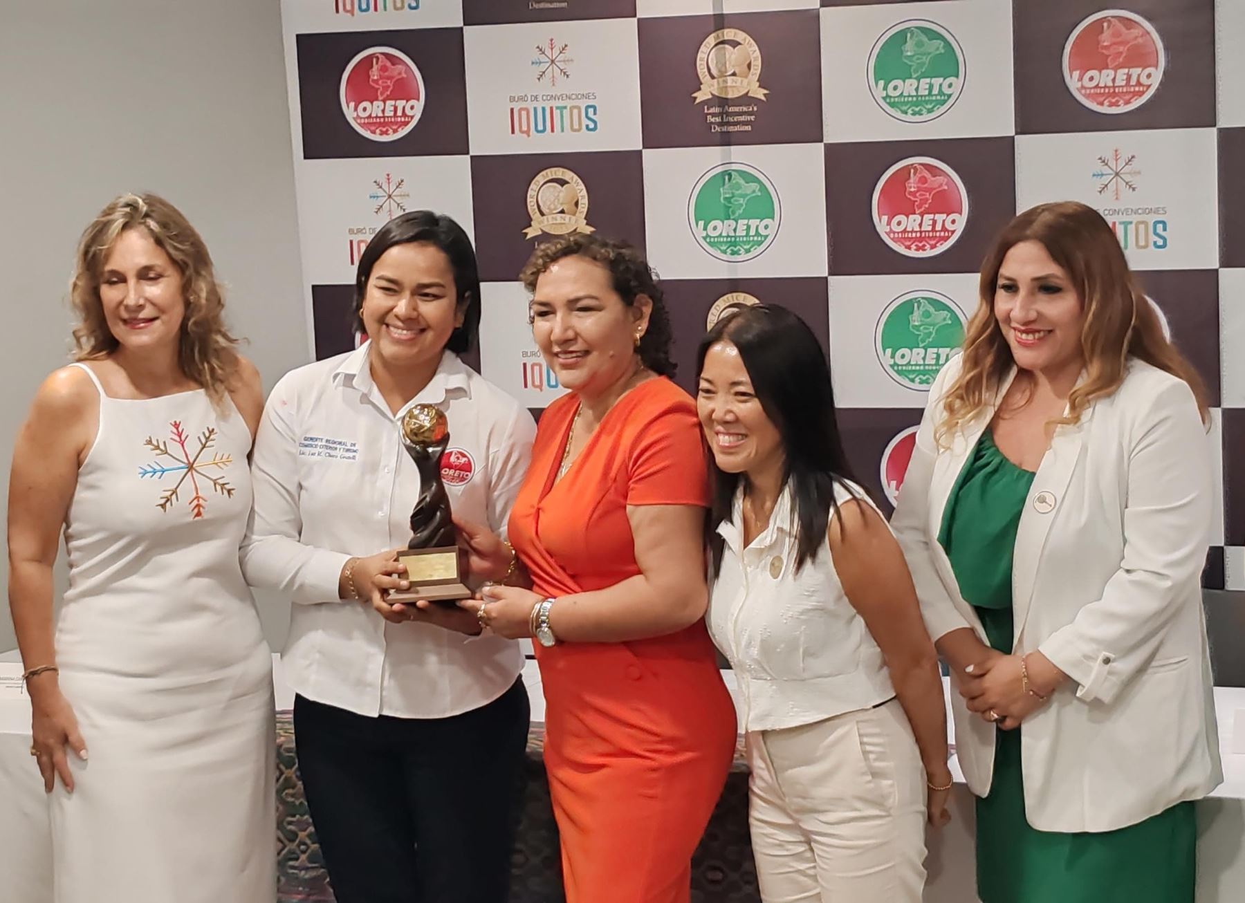 Con una ceremonia especial Iquitos celebró entrega de distinción que la reconoce como el Mejor destino de incentivos de América Latina. ANDINA/Difusión