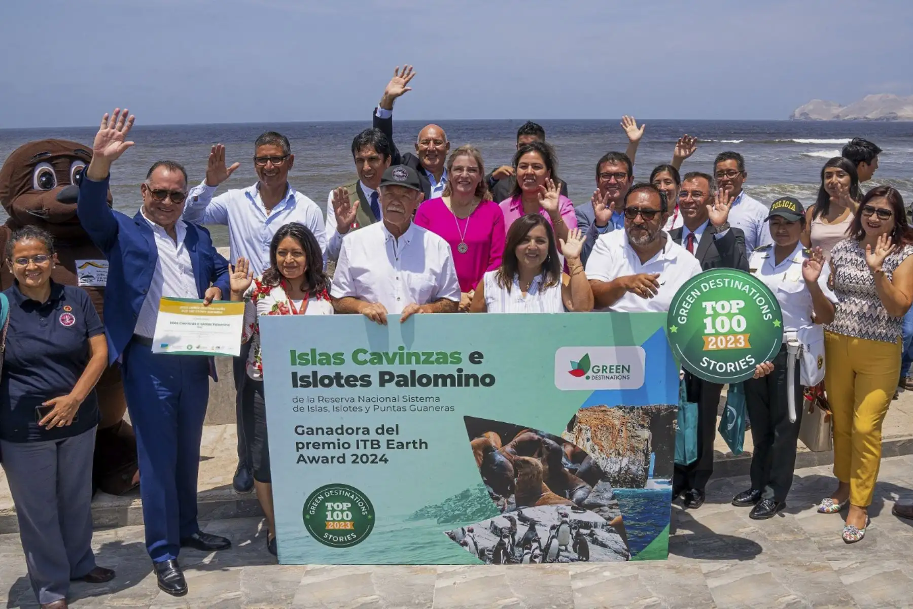 Las islas Cavinzas e islotes Palomino obtuvieron este reconocimiento por su historia destacada de trabajo articulado entre Sernanp y operadores locales. Foto: ANDINA/Sernanp