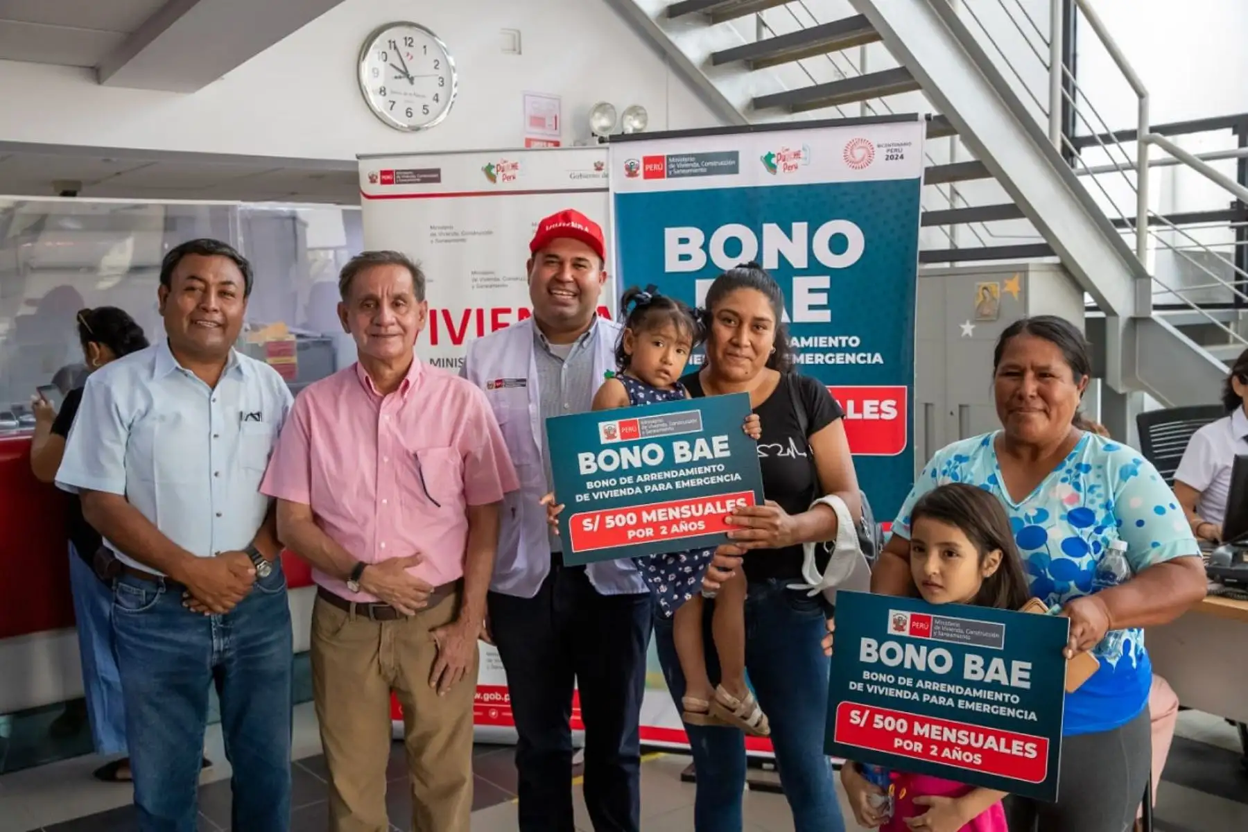 Más de 700 damnificados por lluvias en Lambayeque recibieron su bono para alquiler de vivienda. Foto: Cortesía.