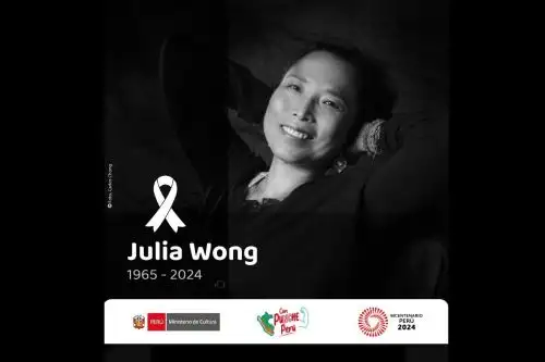Duelo en la cultura peruana por el fallecimiento de Julia Wong Kcomt. Foto: X/Ministerio de Cultura.