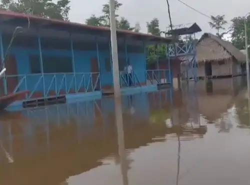 Esta mañana se realizó una reunión extraordinaria de la Plataforma Regional de Defensa Civil para coordinar acciones inmediatas ante laa emergencia por fuertes luvias. ANDINA/Difusión