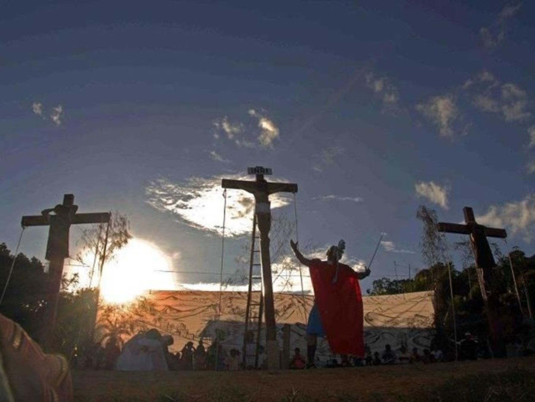 La provincia de Lamas, en San Martín, espera recibir más de 15,000 turistas para apreciar escenificación religiosa por Semana Santa, una de las celebraciones más tradicionales de esta región. ANDINA/Difusión