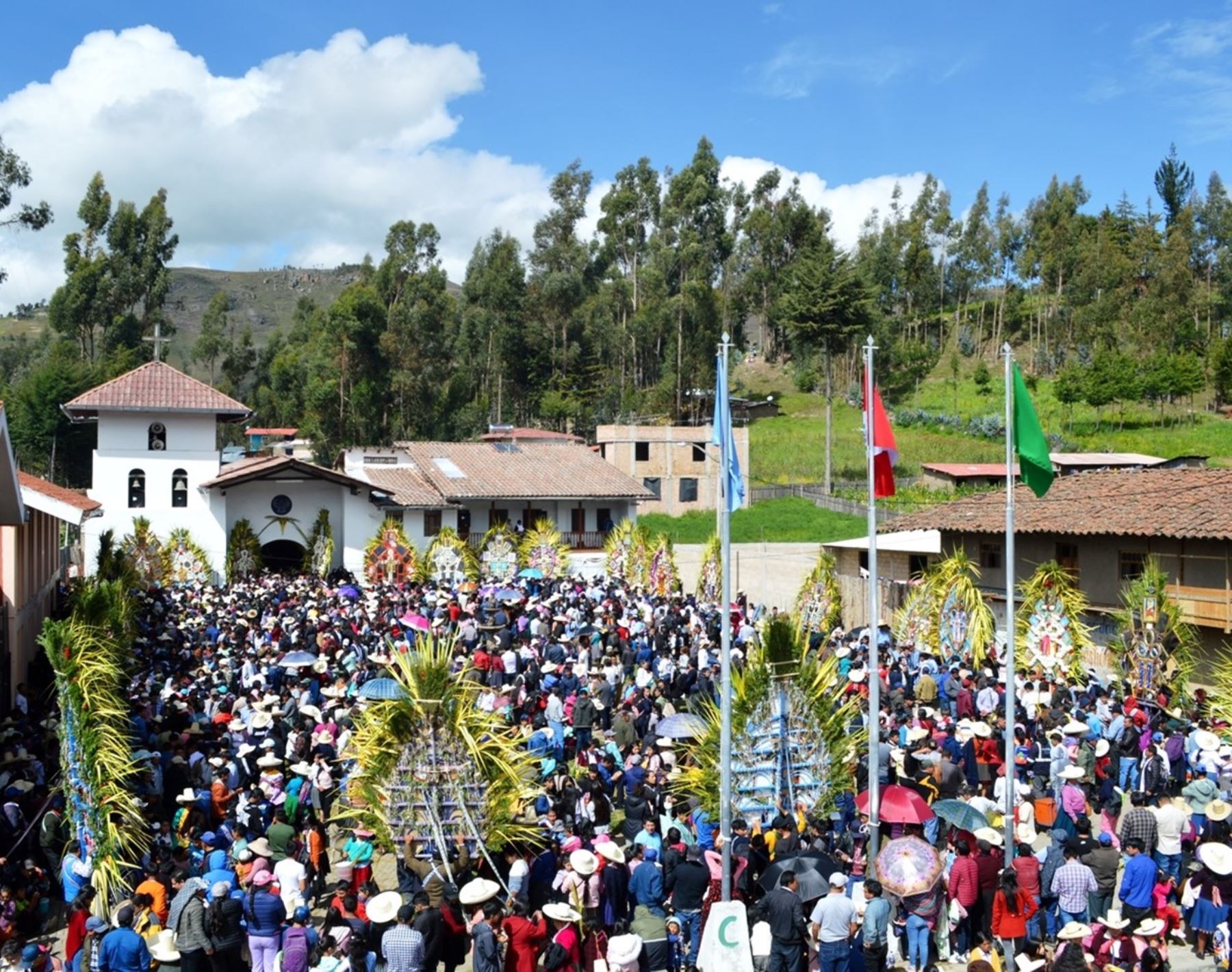 La festividad de las Cruces de Porcón es una de las actividades más importantes y tradicionales de Cajamarca que se celebra en Semana Santa. ANDINA/Difusión