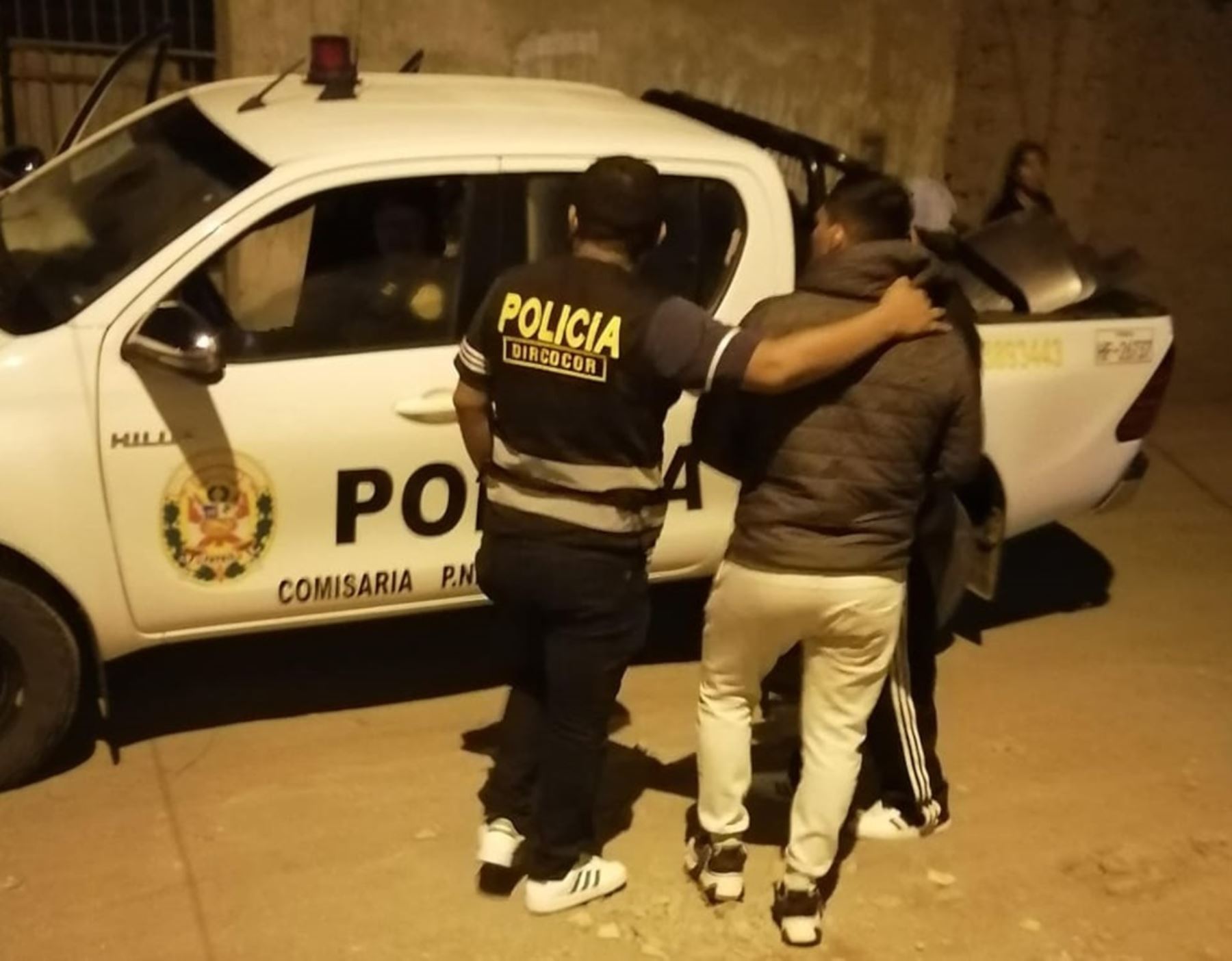 Autoridades desarticularon hoy una banda criminal integrada por siete agentes de la Policía de Tránsito de Chiclayo y a quienes se les acusa de cobrar coimas a transportistas informales. ANDINA/Difusión