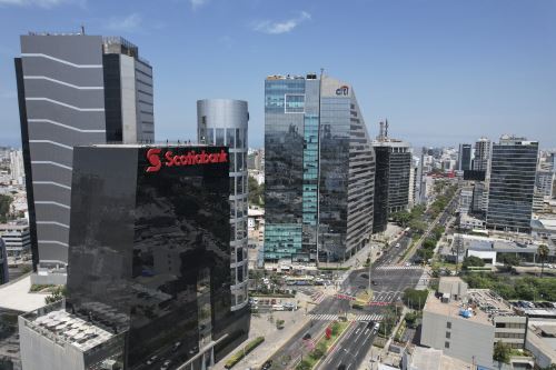 Vista del centro financiero de Lima. ANDINA/Jhonel Rodríguez Robles