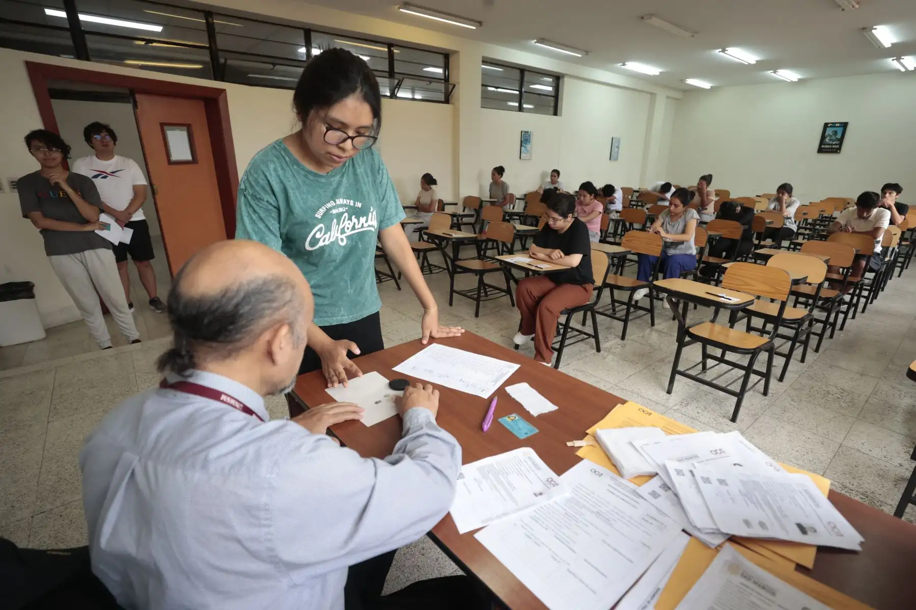 Un total de 4,028 aspirantes a convertirse en médicos tendrán una prueba exclusiva en la que competirán por una de las 56 vacantes que se ofrecen en la carrera de Medicina Humana en la modalidad ordinaria de la Universidad Nacional Mayor de San Marcos (UNMSM). Foto: ANDINA/Vidal Tarqui