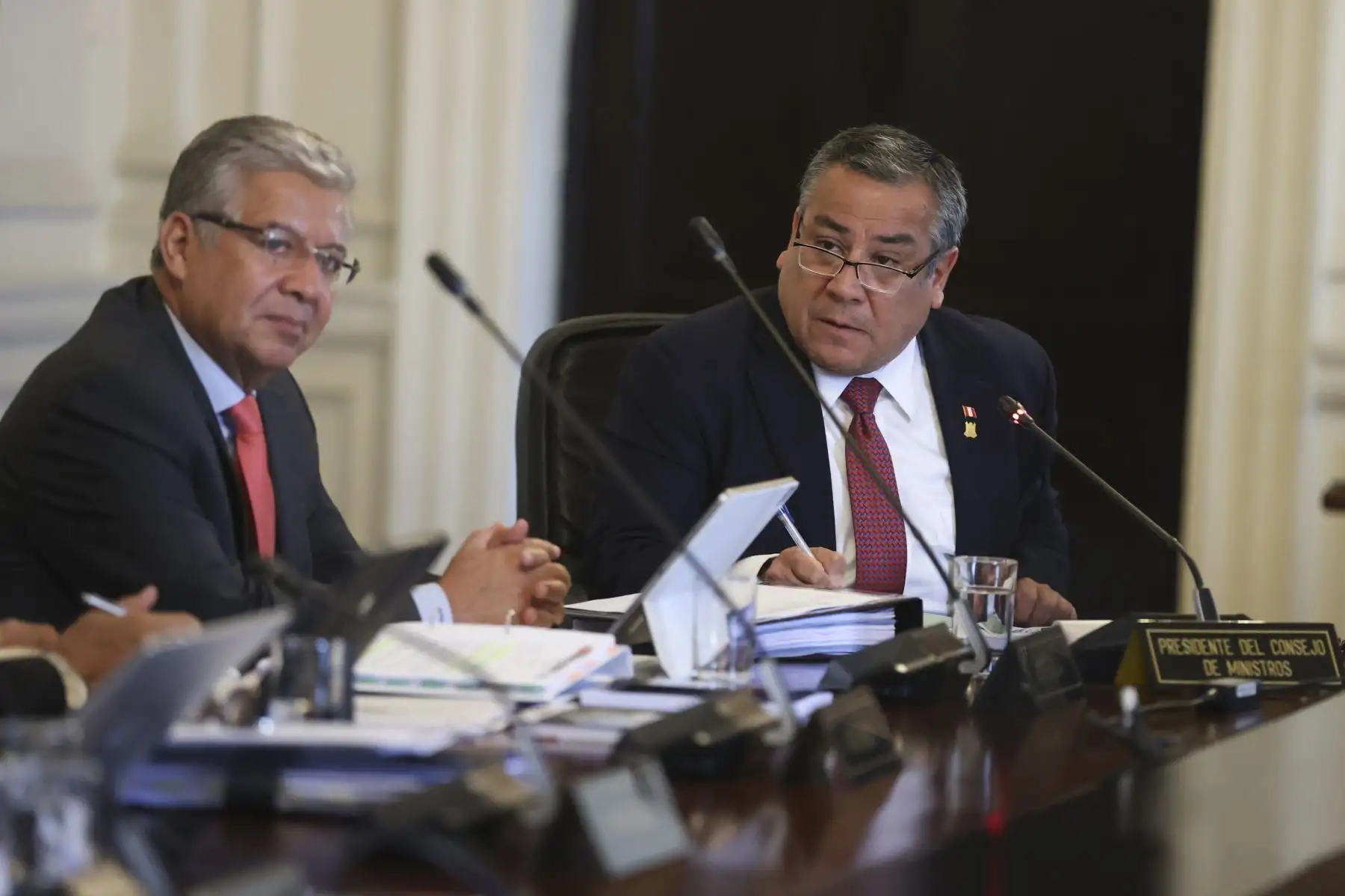 Presidenta Dina Boluarte lidera sesión del Consejo de Ministros. Foto: ANDINA/Prensa Presidencia