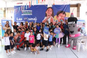 Más de 4,400 colegios de Lima Metropolitana inician vacunación a menores de 5 años. Foto: ANDINA/Difusión.