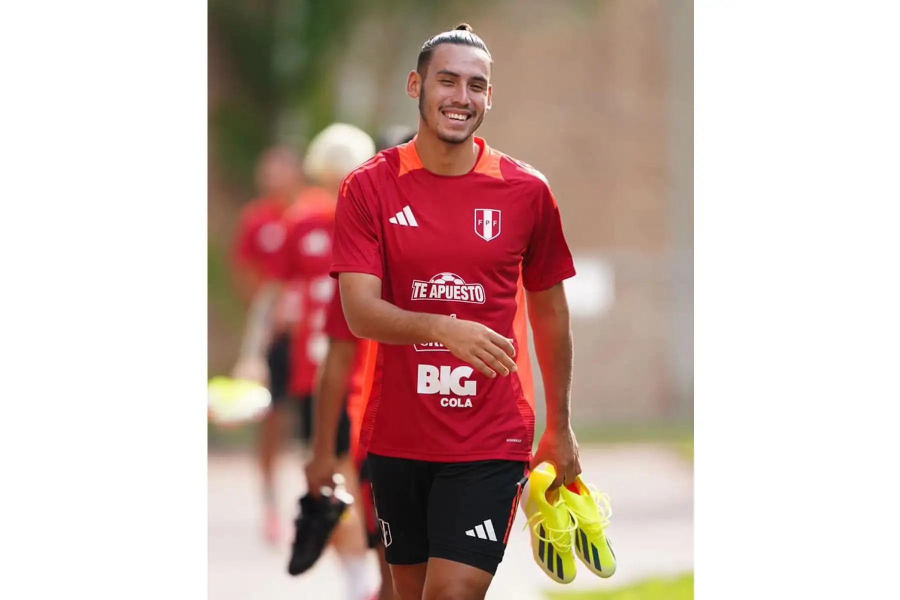 Jugadores de la Selección Peruana de Fútbol, dirigidos por el técnico Jorge Fossati, entrenaron en la Videna de San Luis con miras a los partidos amistosos contra las selecciones de Nicaragua y República Dominicana. Foto: FPF