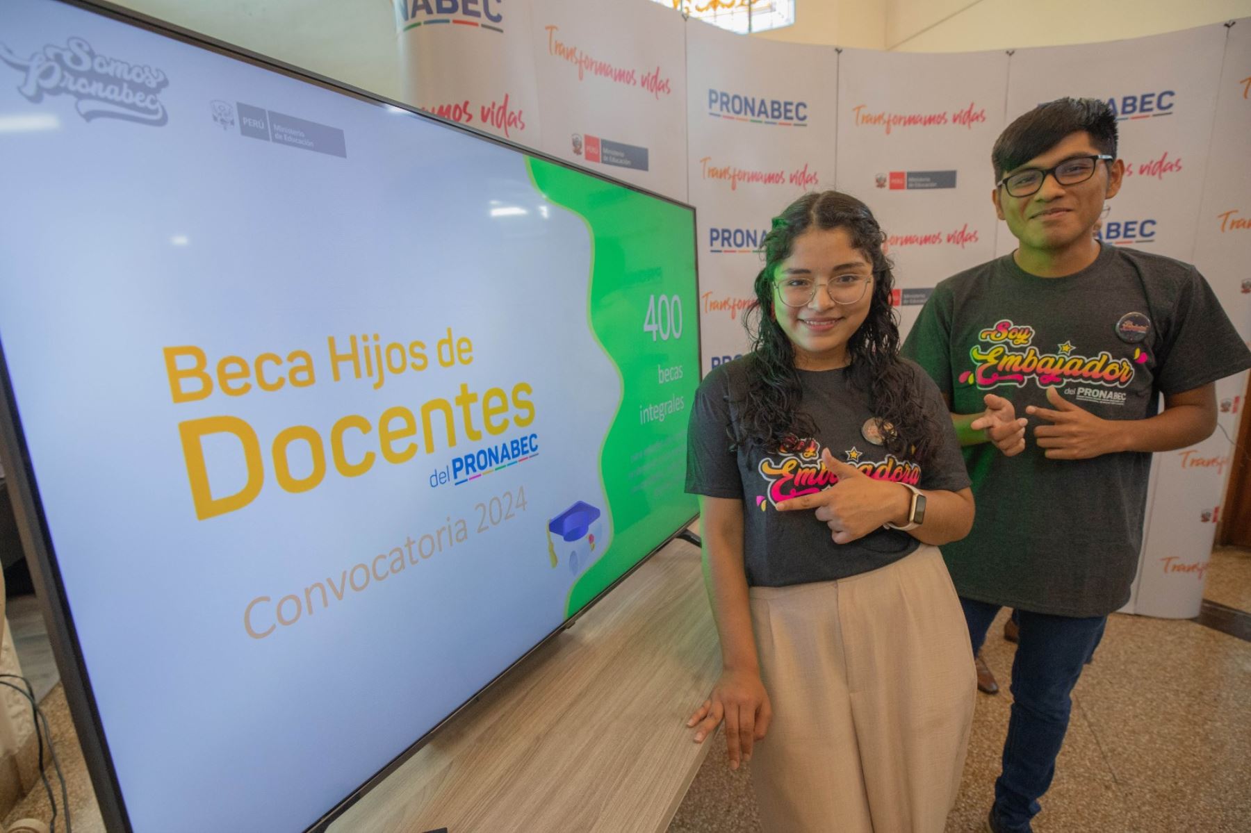 Los preseleccionados del concurso Beca Hijos de Docentes del Pronabec pasarán a una segunda fase de la evaluación. Foto: ANDINA/Difusión