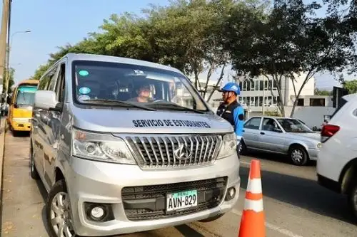 ATU inicia fiscalización a movilidades escolares para garantizar seguridad de estudiantes. Foto: ANDINA/Difusión.