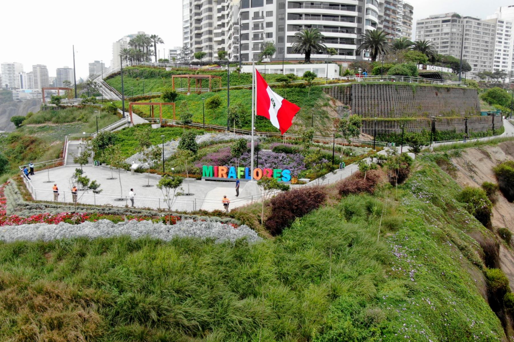 El Parque Bicentenario de Miraflores recibe reconocimiento mundial que destaca proyectos de arquitectura y paisajismo en América. Foto: Difusión
