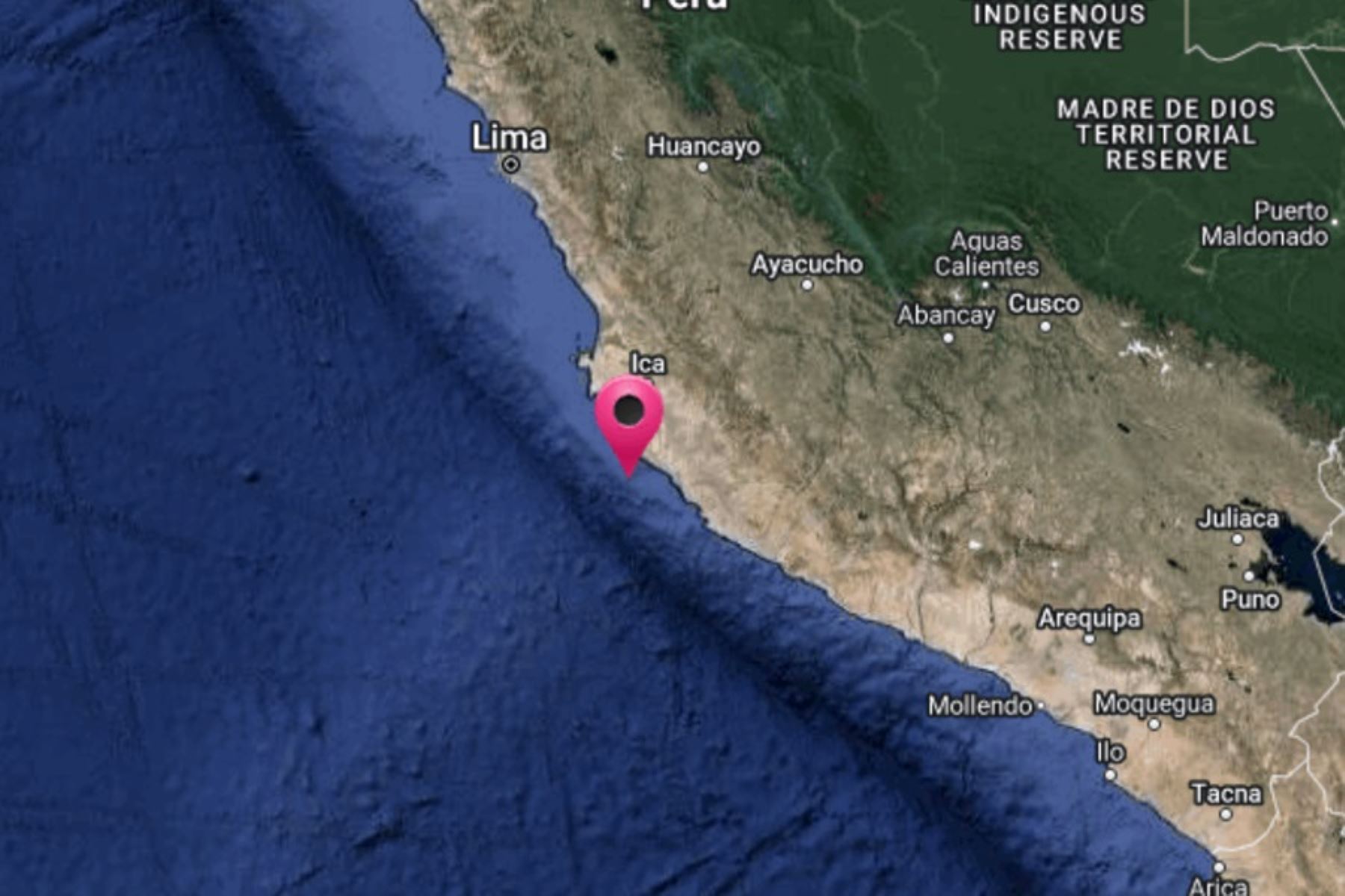 Un temblor de magnitud 4.4 y una profundidad de 31 kilómetros se registró esta mañana en la región Piura, reportó el Centro Sismológico Nacional del Instituto Geofísico del Perú