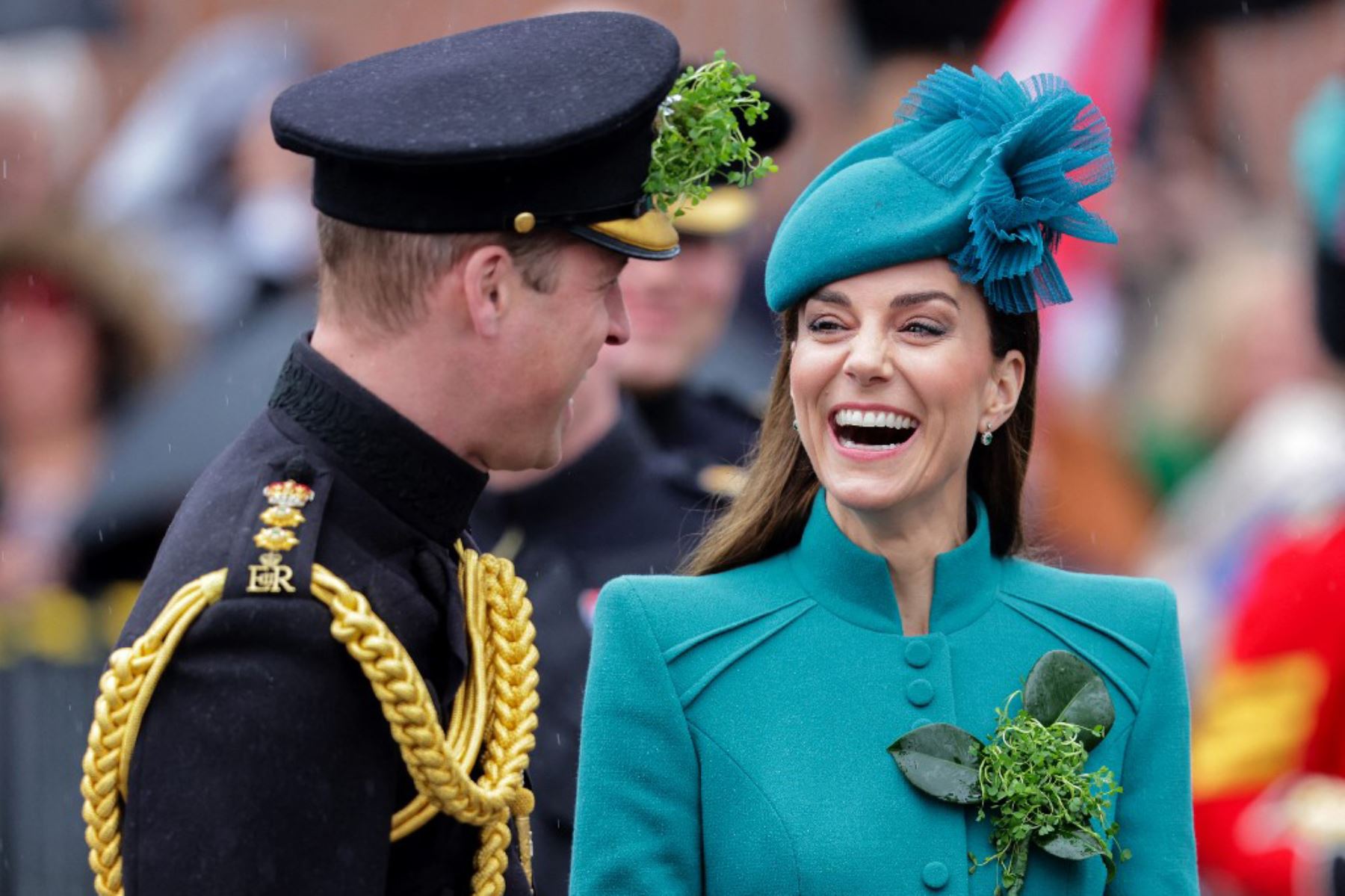 El Príncipe Guillermo, Príncipe de Gales de Gran Bretaña y Catalina, Princesa de Gales de Gran Bretaña. Foto: AFP