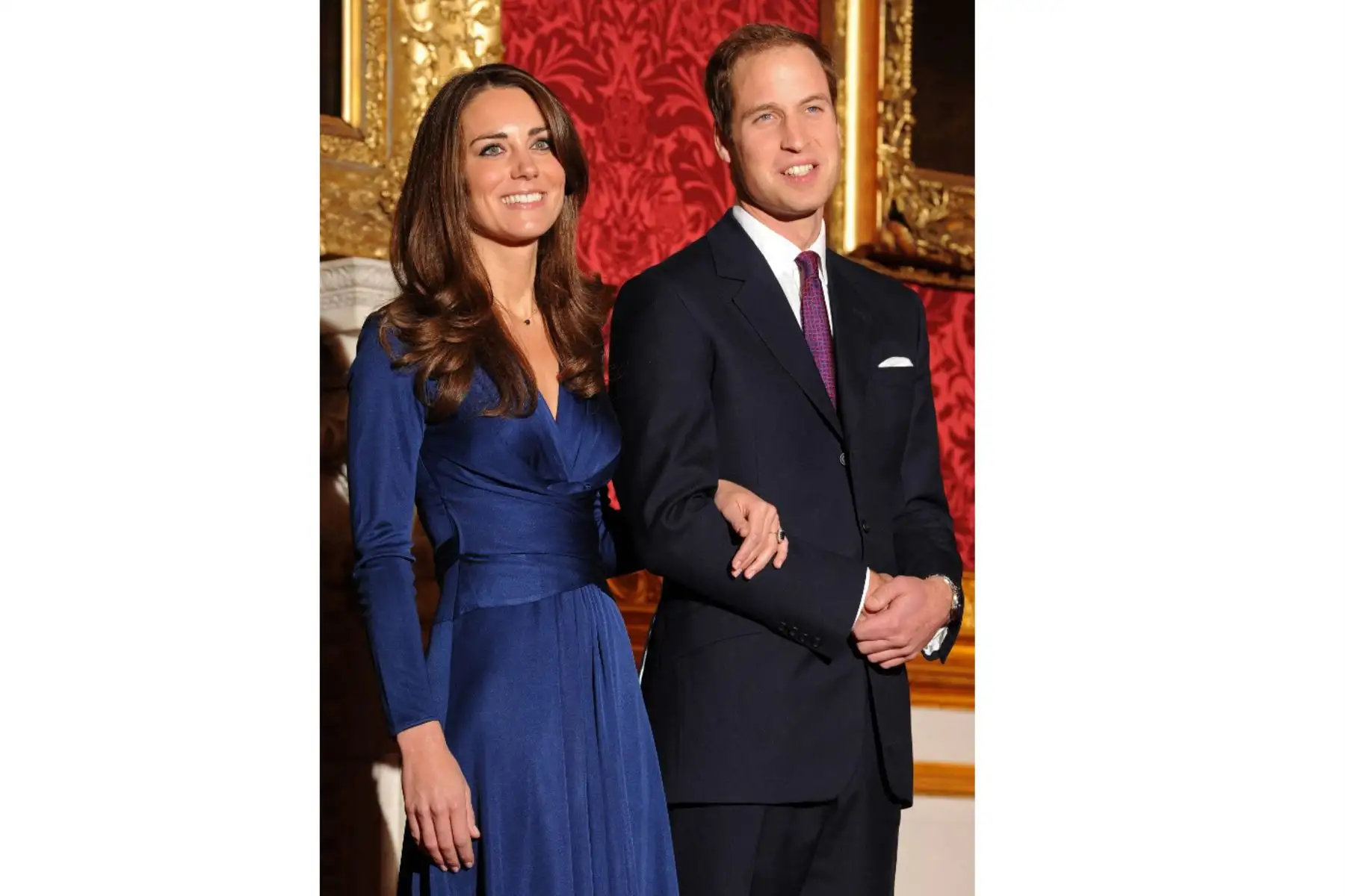 El Príncipe Guillermo, Príncipe de Gales de Gran Bretaña y Catalina, Princesa de Gales de Gran Bretaña. Foto: AFP