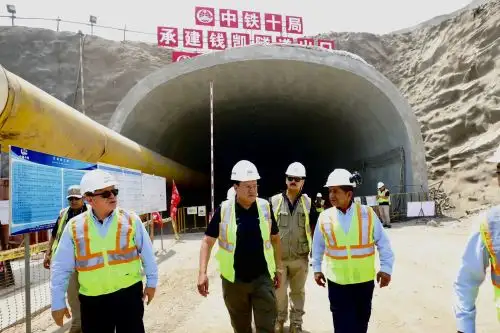 Presidente del Congreso inspeccionó obras del megapuerto de Chancay