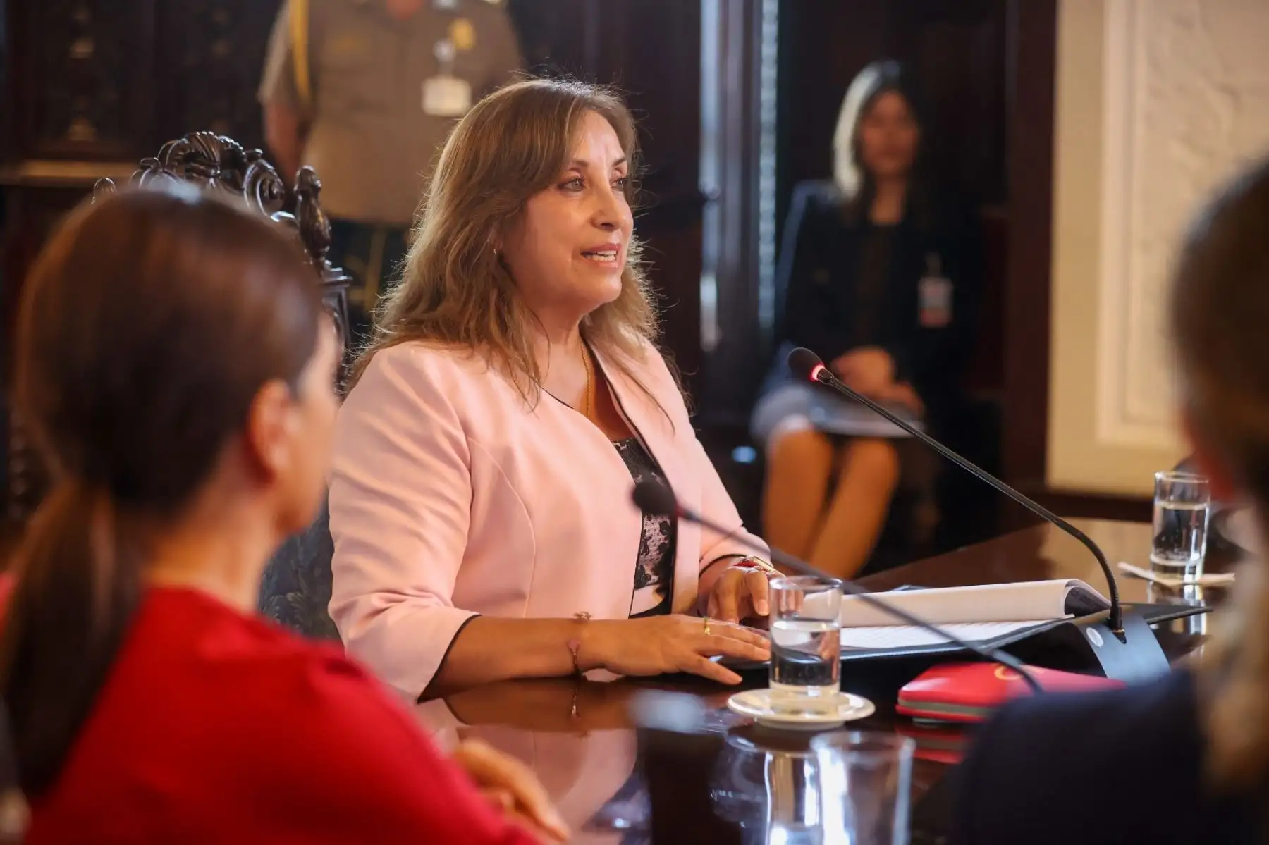 La presidenta de la República, Dina Boluarte Zegarra, se reunió con el Consejo Empresarial de la Alianza del Pacífico - CEAP. Foto: ANDINA/Presidencia