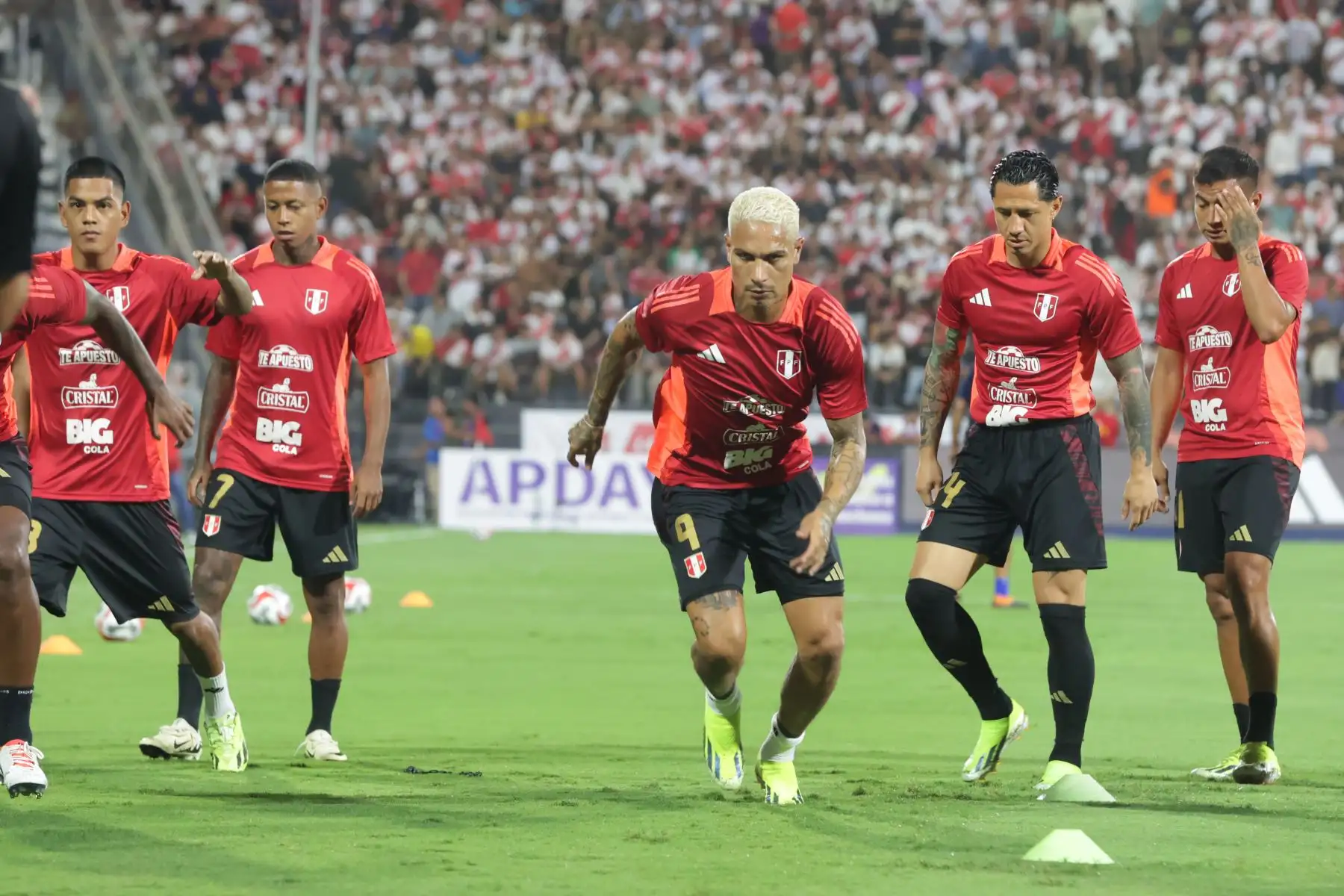 Imágenes previas al partido amistoso entre la selección peruana que esta noche se enfrenta a la escuadra de Nicaragua.
Foto: ANDINA/Andrés Valle