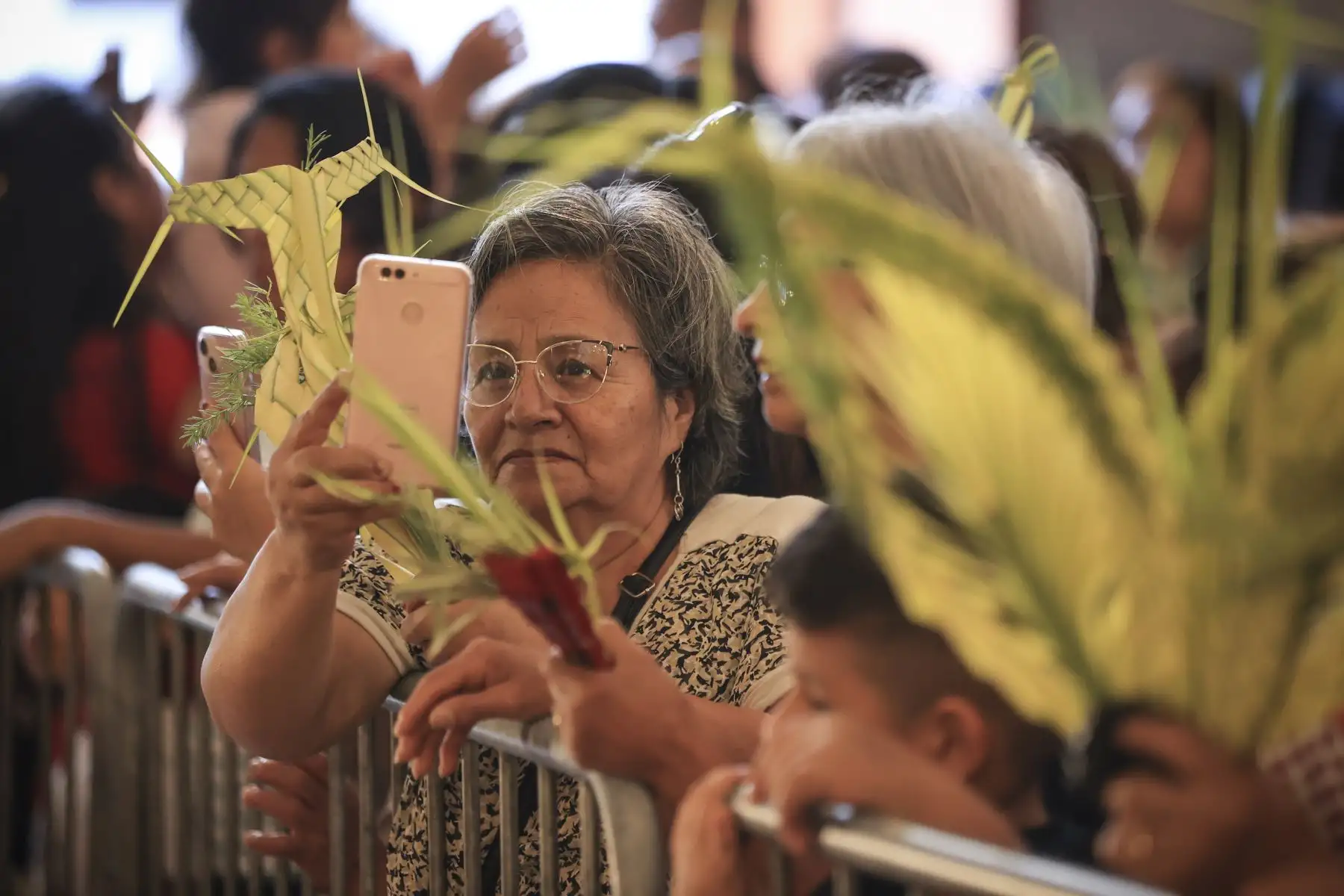 Miles de devotos asistieron a las iglesias del Centro de Lima para celebrar el Domingo de Ramos, que marca el inicio de la Semana Santa. Foto: ANDINA/Jhonel Rodríguez Robles
