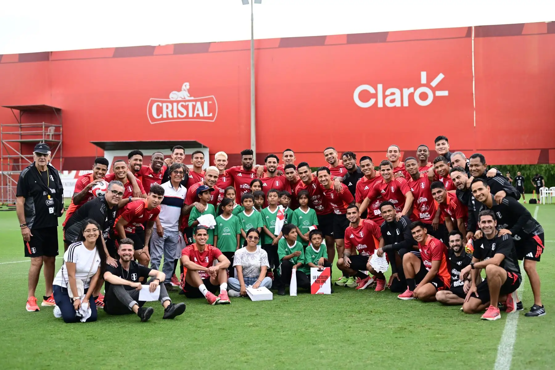 Entrenamientos de la Selección Peruana, pensado ya en lo que será el próximo partido amistoso ante República Dominicana. Foto: Difusión