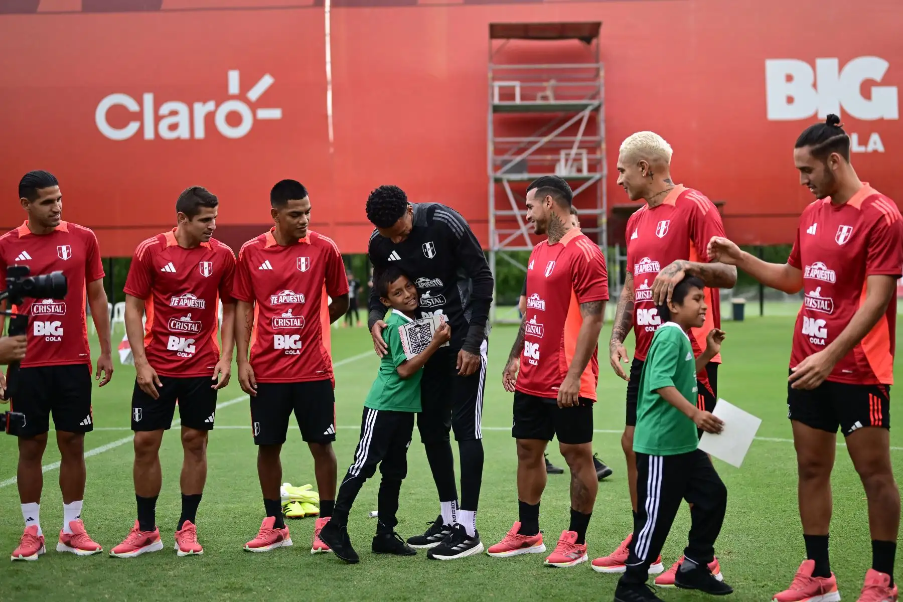 Entrenamientos de la Selección Peruana, pensado ya en lo que será el próximo partido amistoso ante República Dominicana. Foto: Difusión
