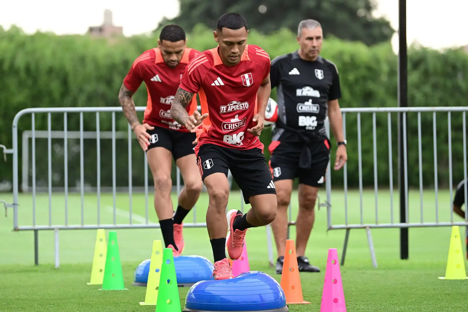 Entrenamientos de la Selección Peruana, pensado ya en lo que será el próximo partido amistoso ante República Dominicana. Foto: Difusión