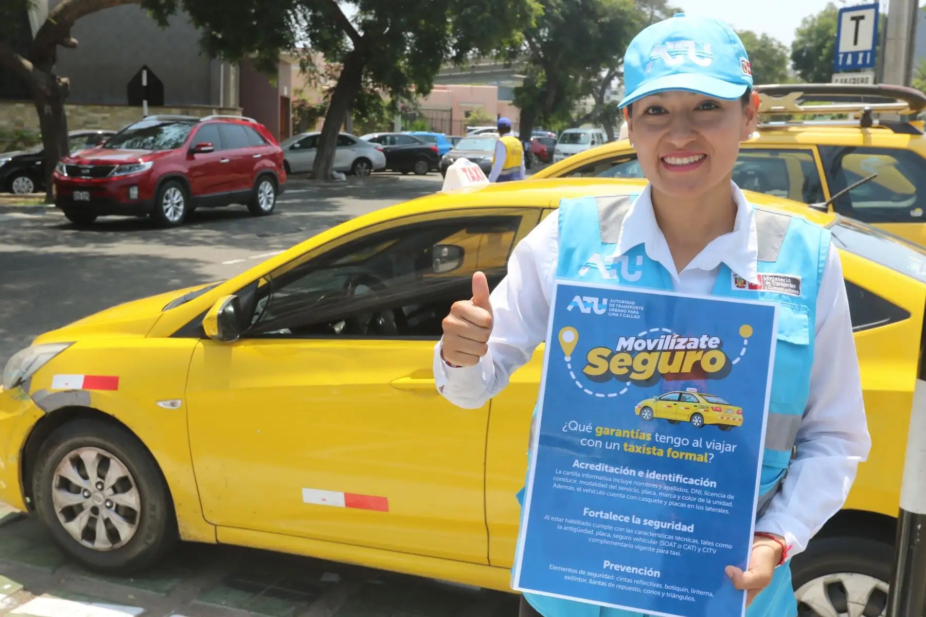 La Autoridad del Transporte Urbano para Lima y Callao (ATU) lanza la campaña “Movilízate Seguro”, en el marco de los feriados de Semana Santa 2024 durante la última semana de marzo. Foto: ANDINA/Héctor Vinces