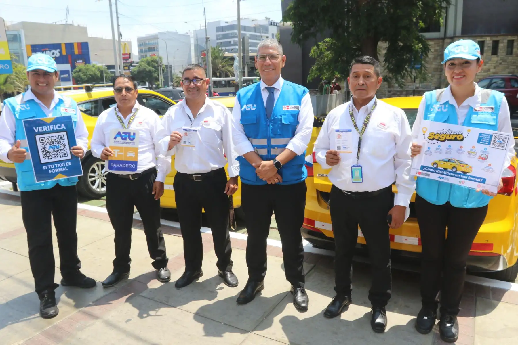 La Autoridad del Transporte Urbano para Lima y Callao (ATU) lanza la campaña “Movilízate Seguro”, en el marco de los feriados de Semana Santa 2024 durante la última semana de marzo. Foto: ANDINA/Héctor Vinces