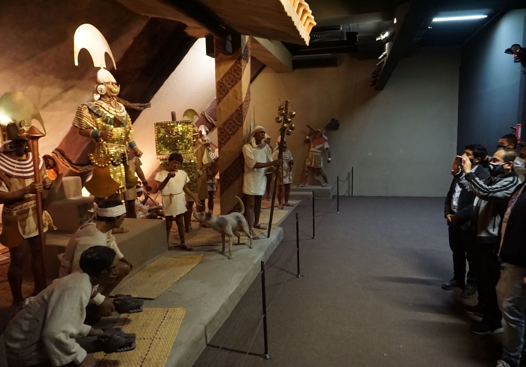 Esperado retorno. Hoy martes 26 de marzo se reabrirá la exposición permanente del Señor de Sipán en el Museo Tumbas Reales de Sipán, ubicado en Lambayeque. El principal recinto cultural de esta región. ANDINA/Difusión