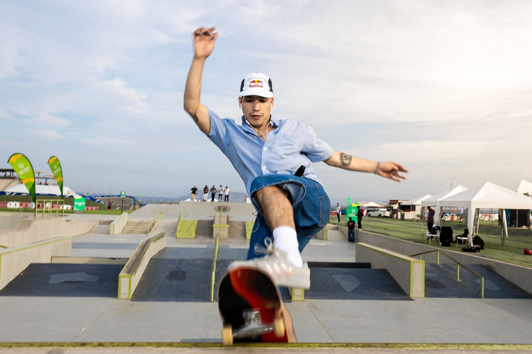 Angelo Caro sigue perfeccionando su técnica en el skateboarding para conseguir más triunfos para el Perú