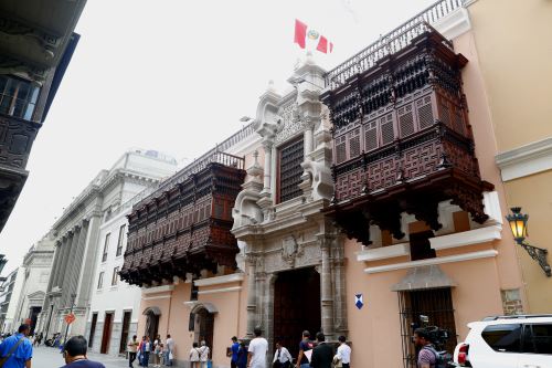 Sede del Ministerio de Relaciones Exteriores del Perú. ANDINA/Daniel Bracamonte