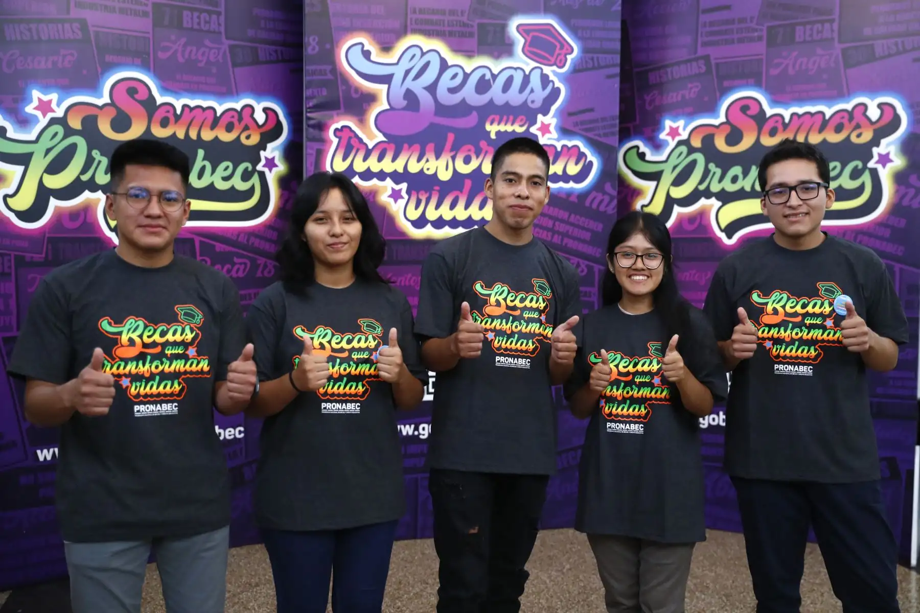 Jóvenes de diferentes partes del Perú fueron seleccionados ganadores del primer concurso del programa Beca 18 - 2024 en los primeros y segundos puestos de sus categorías, y ahora podrán cumplir sus sueños de estudiar una carrera profesional. Foto: ANDINA/Daniel Bracamonte