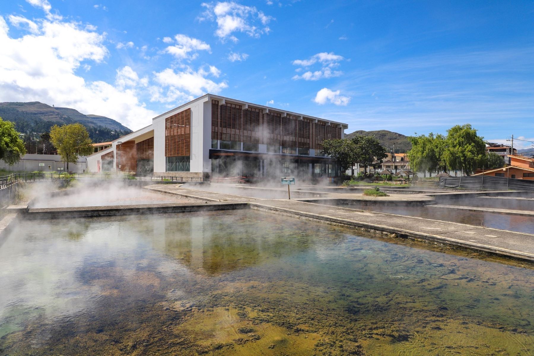 Nueva infraestructura para los Baños del Inca en Cajamarca. Foto: Cortesía.