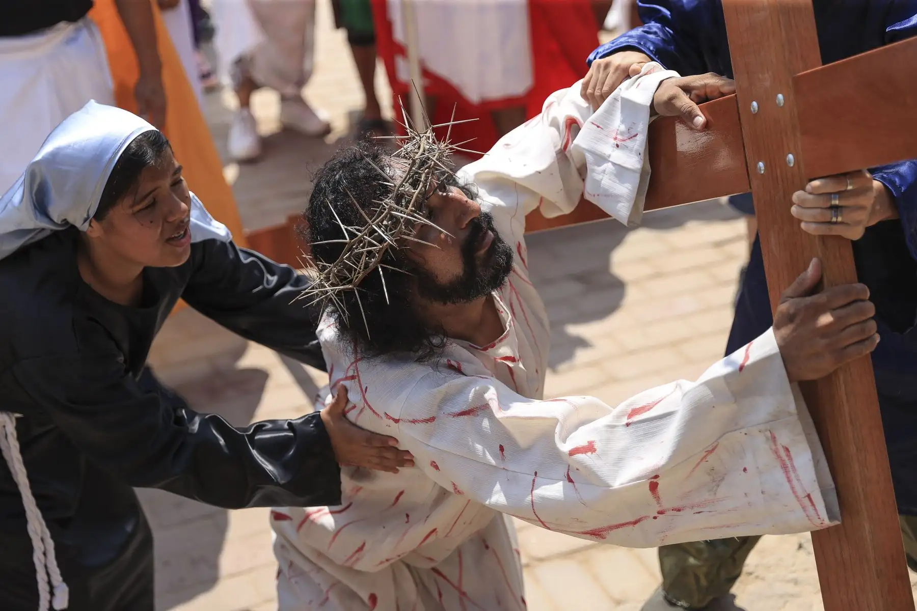 El historiador Juan Hidalgo explicó que muchas creencias de Semana Santa tienen sus raíces en el cristianismo primitivo. Foto: ANDINA/Jhonel Rodríguez Robles