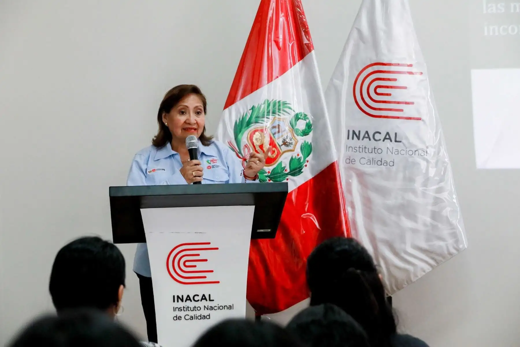 Ministra de la Producción, Ana María Choquehuanca. Foto: Cortesía.