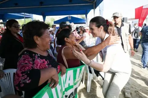Ministra de Vivienda, Construcción y Saneamiento, Hania Pérez de Cuéllar.